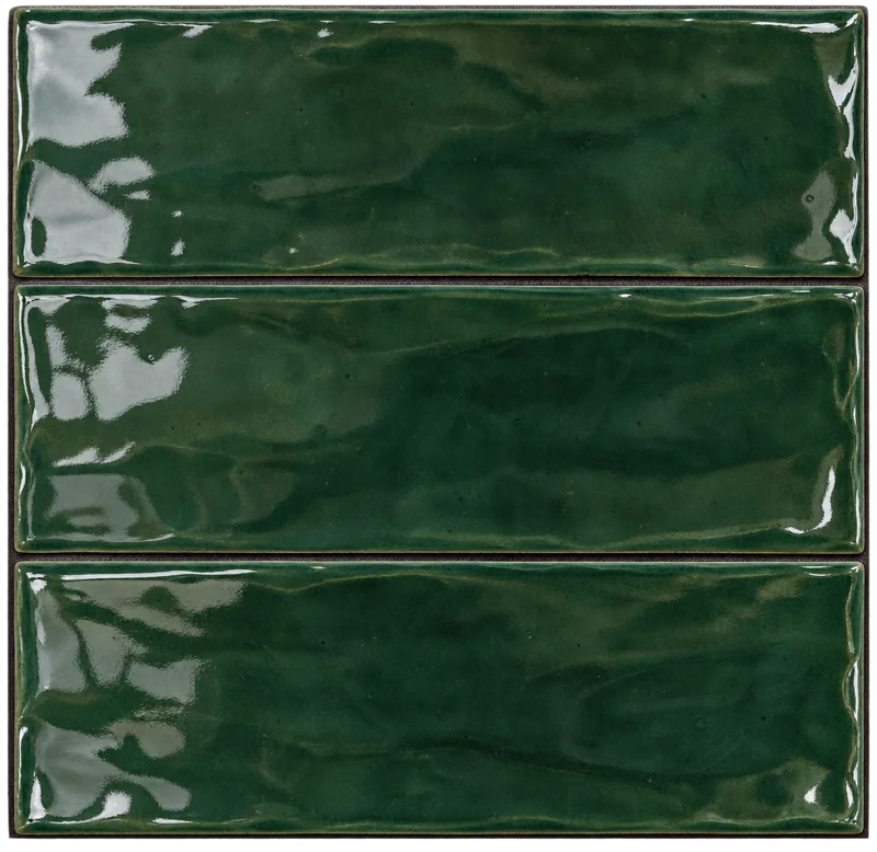 Glazed emerald, handmade
